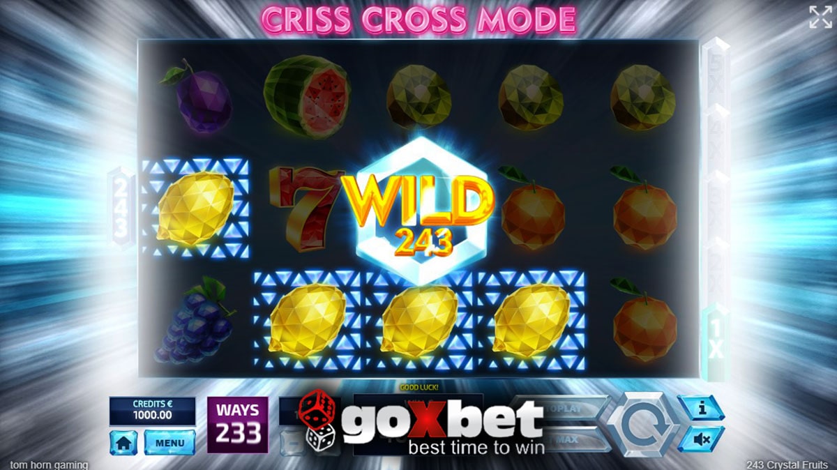 Ігровий автомат 243 Crystal Fruits онлайн у казино Goxbet.