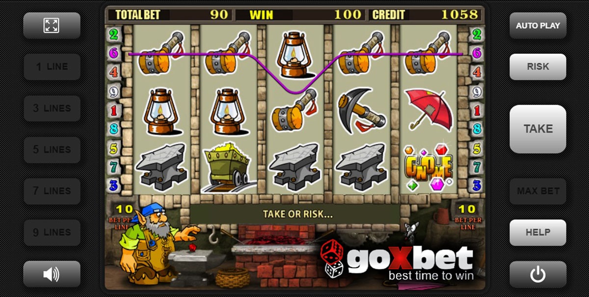 Игровой автомат Gnome (Гномы) онлайн от Игрософт в казино Goxbet.
