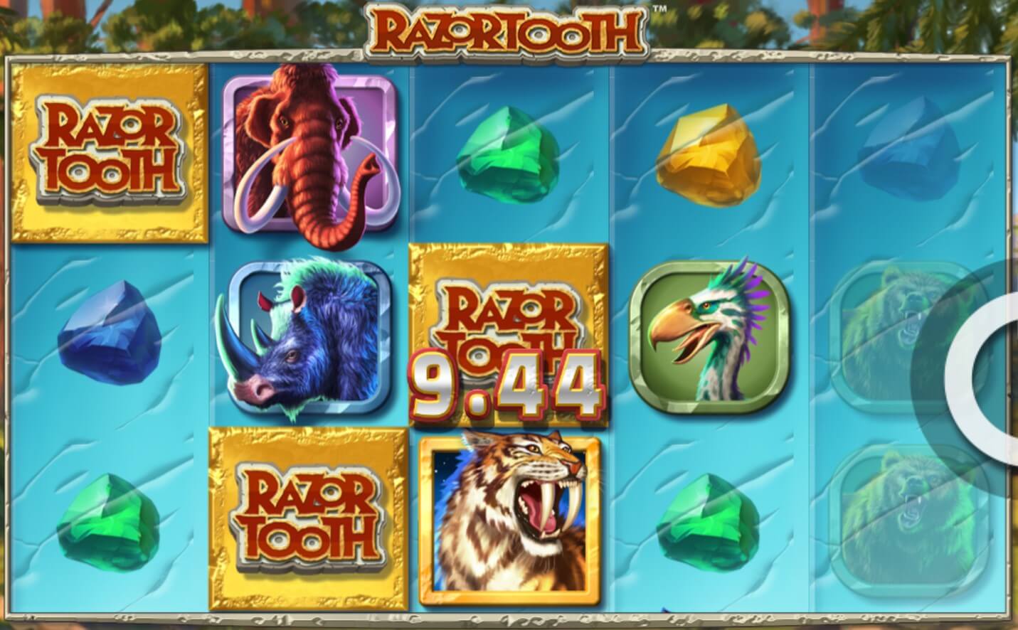 Razortooth slot machine by Quickspin